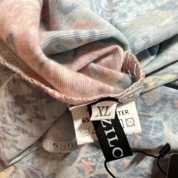 ZILCREMO Cotton Poly Blend Cap Sleeve Geometric Print Maxi Dress Double V-Neck - Picture 8 of 10